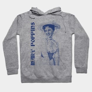 Mary Poppins Vintage Blue Hoodie